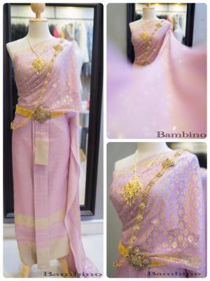 ชุดไทยเจ้าสาว ชุดไทยจักรพรรดิ์ เช่าที่แบมบี้ เวดดิ้ง ห้วยขวาง